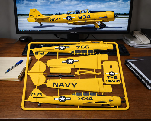 Printed yellow 6 texan - 3d,