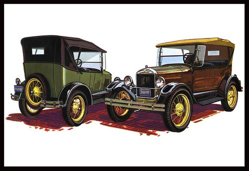 Amt 1927 ford touring - amt,